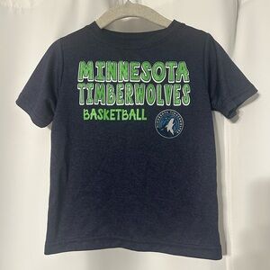 NBA Minnesota Timberwolves Kids Navy Tee